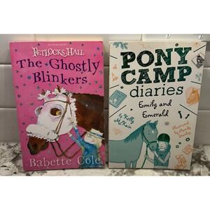 The Ghostly‎ Blinkers & Pony Camp Diaries Emily and Emerald Children's Books Lot